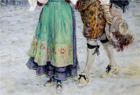 George Henry Boughton | Adulation | MutualArt