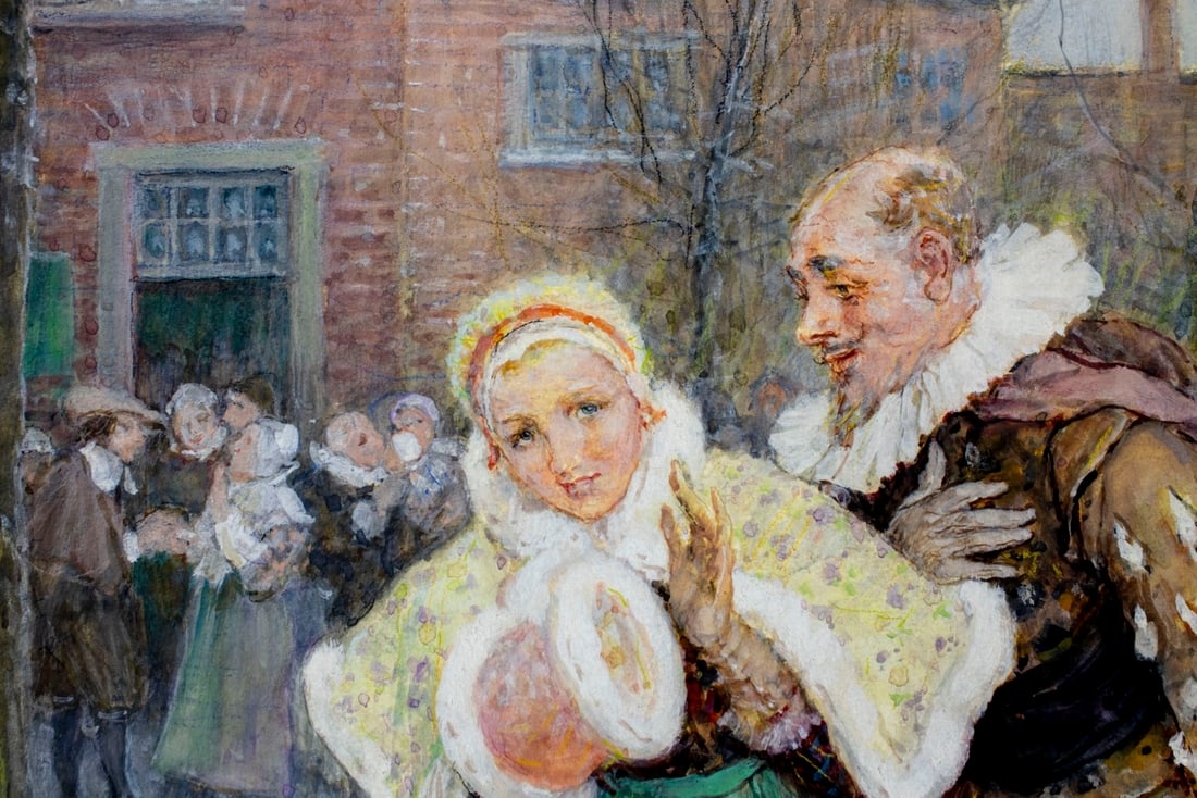 George Henry Boughton | Adulation | MutualArt