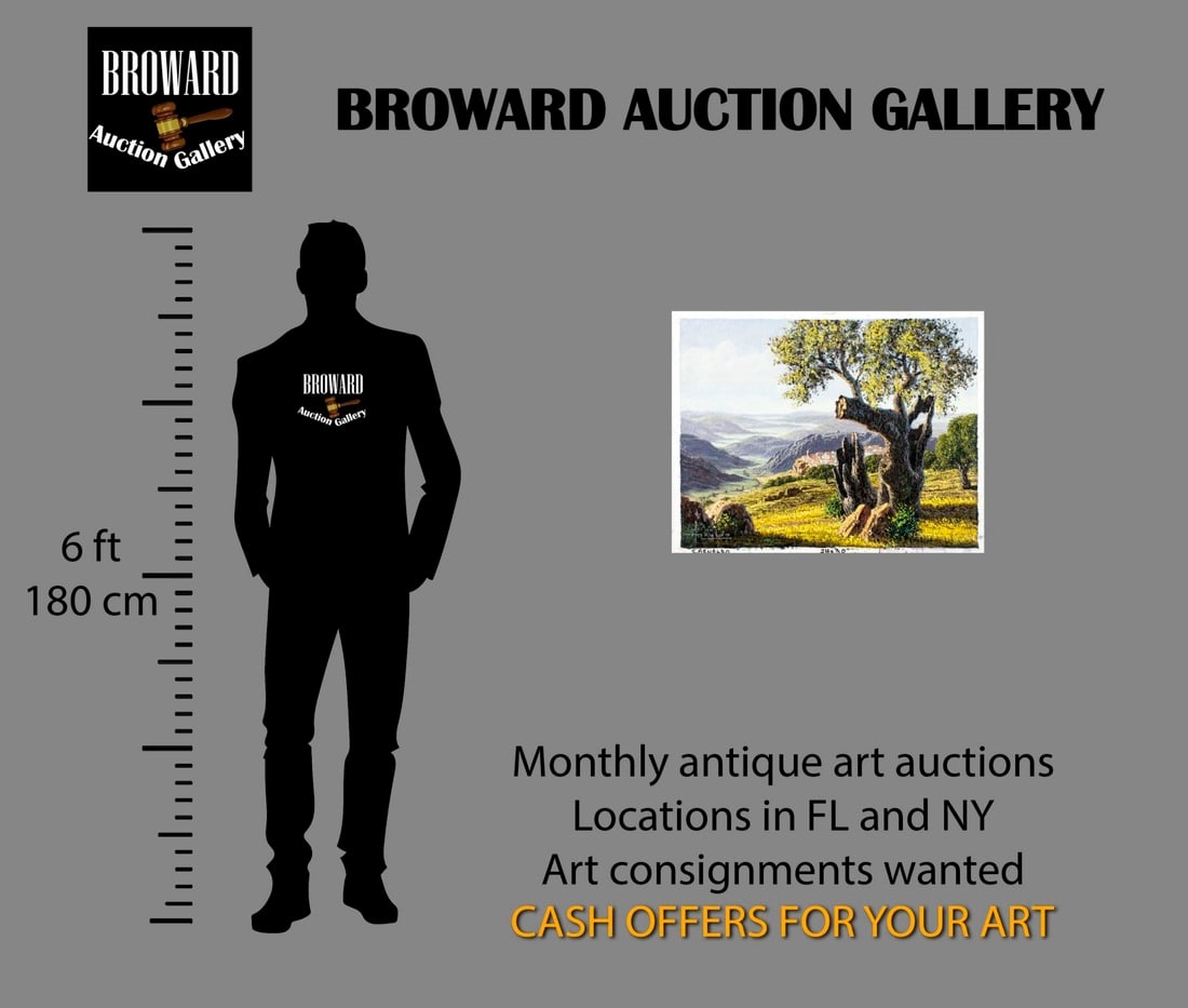 Artwork by S Arnaldo, Mountain Landscape, Made of oil on canvas