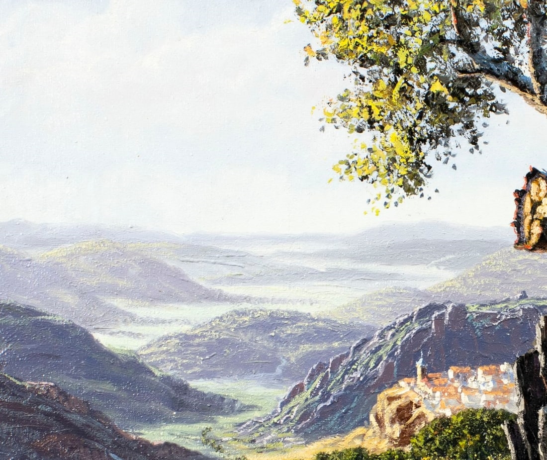 Artwork by S Arnaldo, Mountain Landscape, Made of oil on canvas