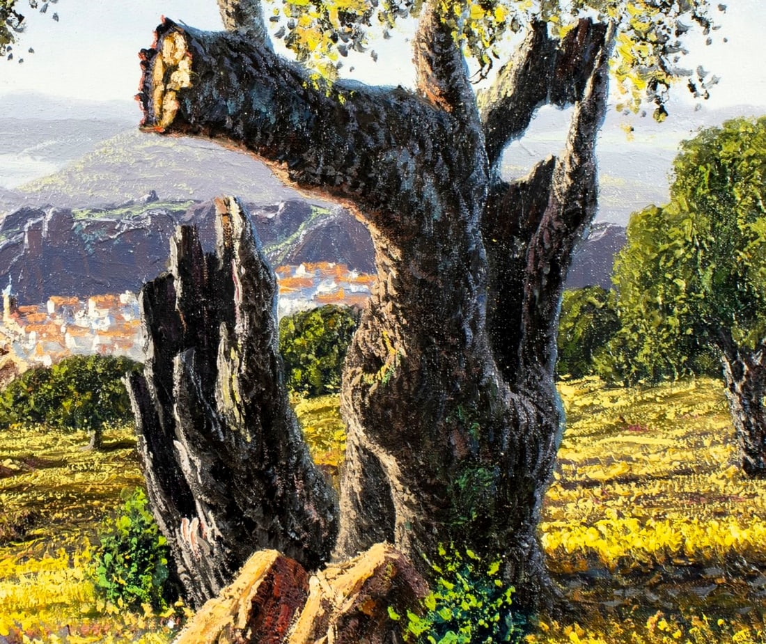 Artwork by S Arnaldo, Mountain Landscape, Made of oil on canvas