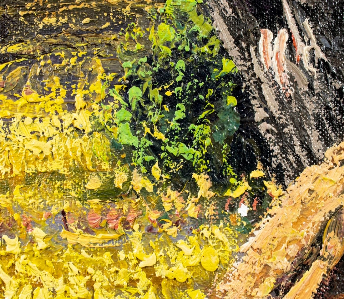 Artwork by S Arnaldo, Mountain Landscape, Made of oil on canvas