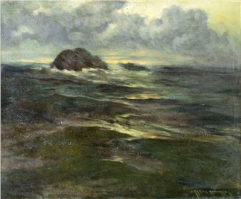 Night Seascape - Julio Garcia Gutierrez