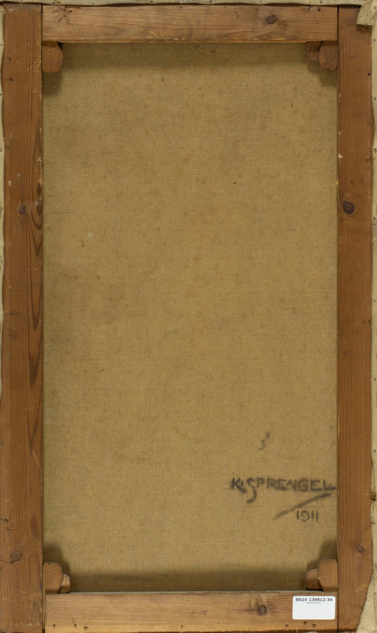 Artwork by Knut Sprengel, Bathing Nudes, Made of oil on canvas