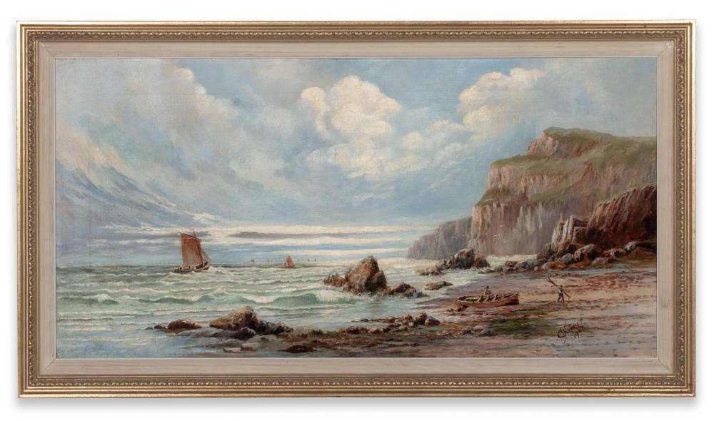 Artwork by Charles Wesley Nicholson, CHARLES WESTLEY NICHOLSON (1886-1965) CALIFORNIA O/C, Made of Canvas