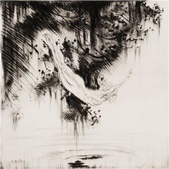 WALTER TITTLE (1883-1966) PENCIL SIGNED ETCHING - Walter Ernest Tittle