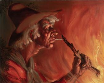 LENNON BANDEL (1906-2004) OIL ON CANVAS BOARD - Lennon Ray Bandel