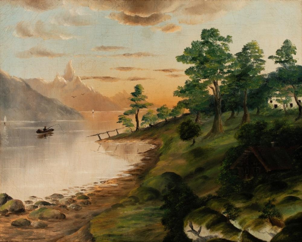 Henry Herman Cross | OIL ON CANVAS ATTRIBUTED HENRY H. CROSS (1837-1918 ...