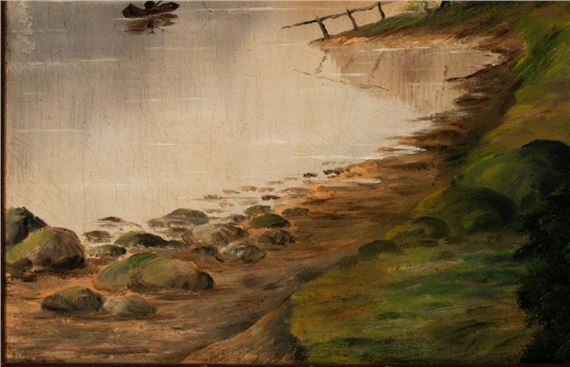 Henry Herman Cross | OIL ON CANVAS ATTRIBUTED HENRY H. CROSS (1837-1918 ...