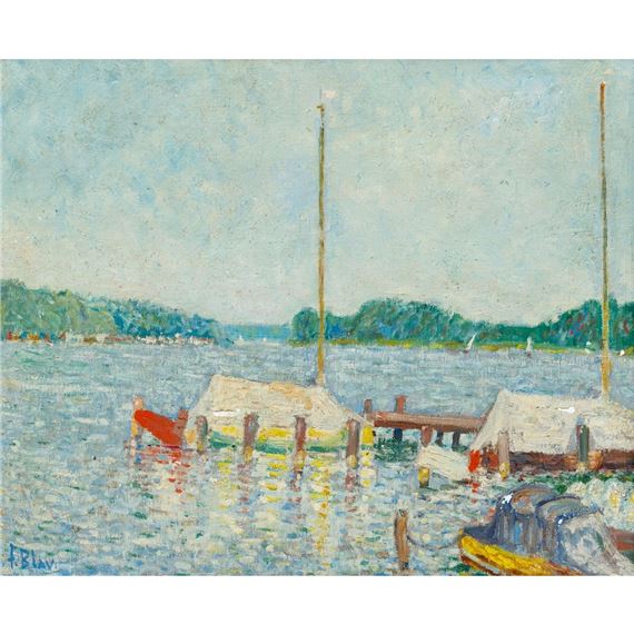 Valentinswerder / Tegeler See by Fritz Blau, 5./.9./10.9.1960