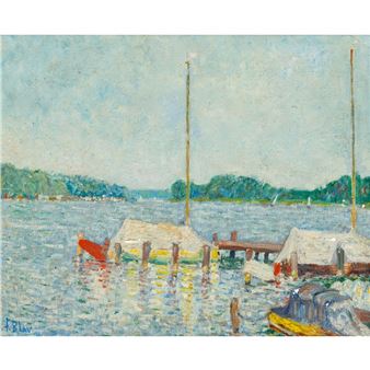 Valentinswerder / Tegeler See - Fritz Blau