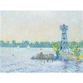 Sommertag auf dem Tegeler See - Fritz Blau