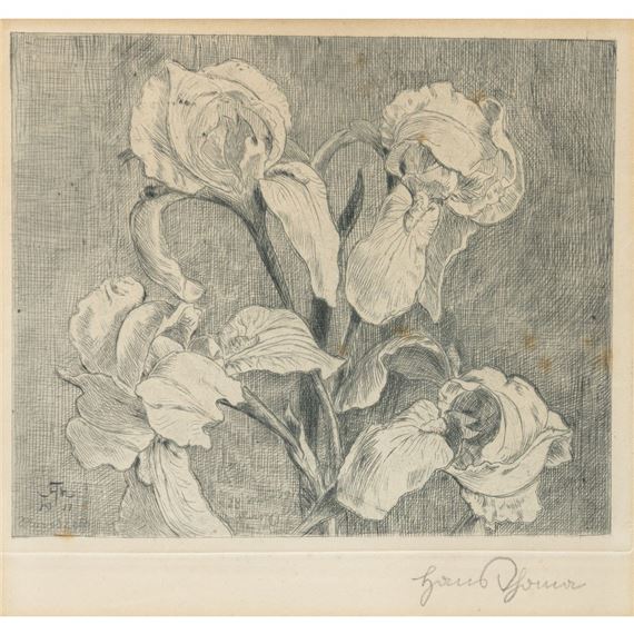 Iris (Schwertlilien) by Hans Thoma, 1911