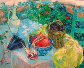 Nature morte andalouse aux grenades - Germaine Lacaze