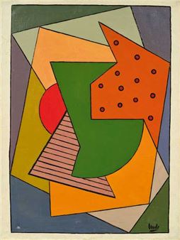 Abstract composition - Juan Melé