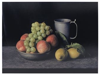 Still Life No.7, Pewter Pitcher with Grapes, New York by Evelyn Hofer