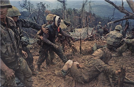 Reaching Out, South Vietnam by Larry Burrows, printed 1998