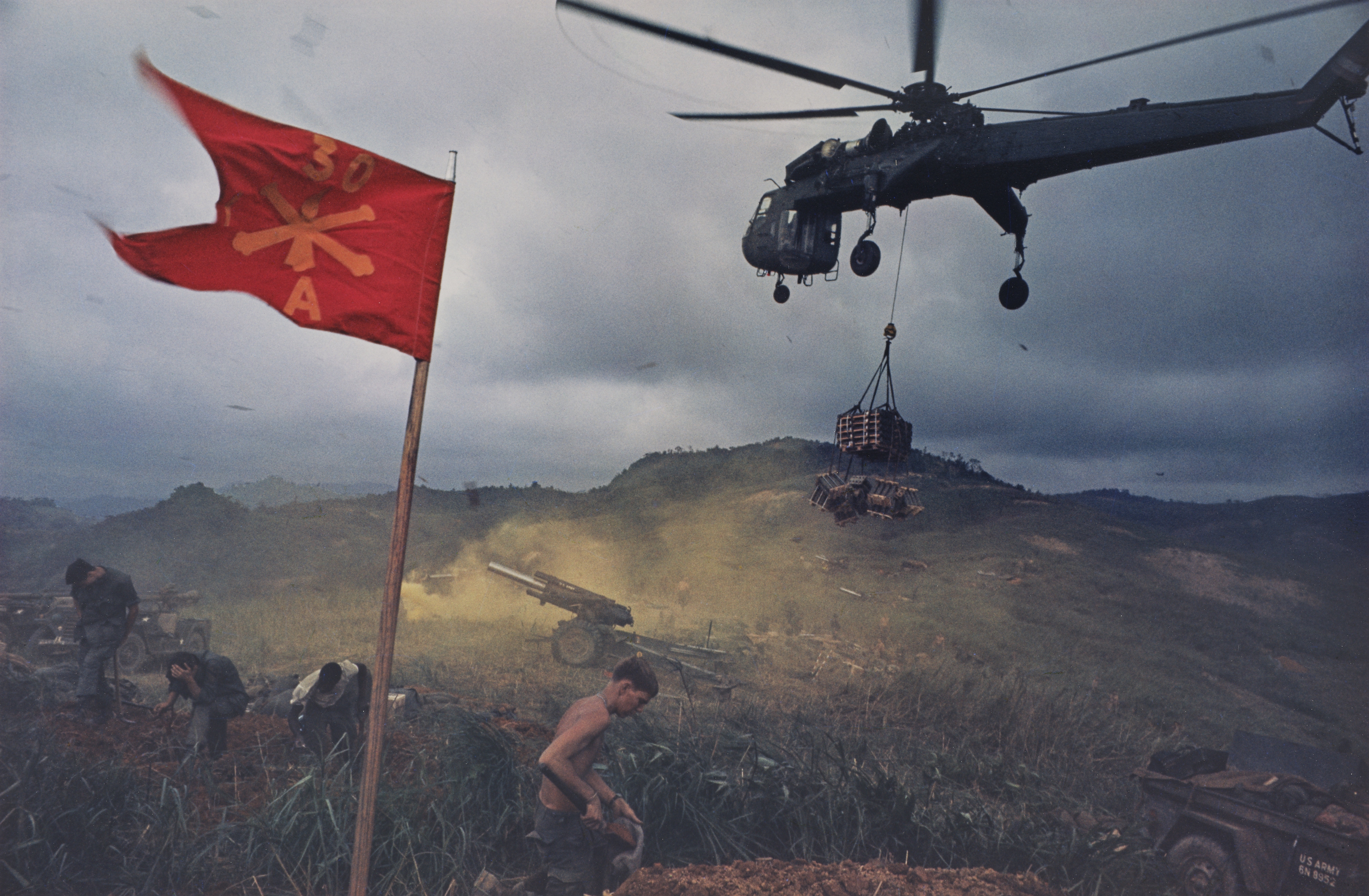 Artwork by Larry Burrows, Relief of Khe Sanh, Made of Dye transfer print