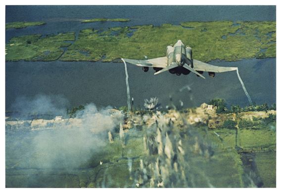 Airwar, South Vietnam by Larry Burrows, printed 1997