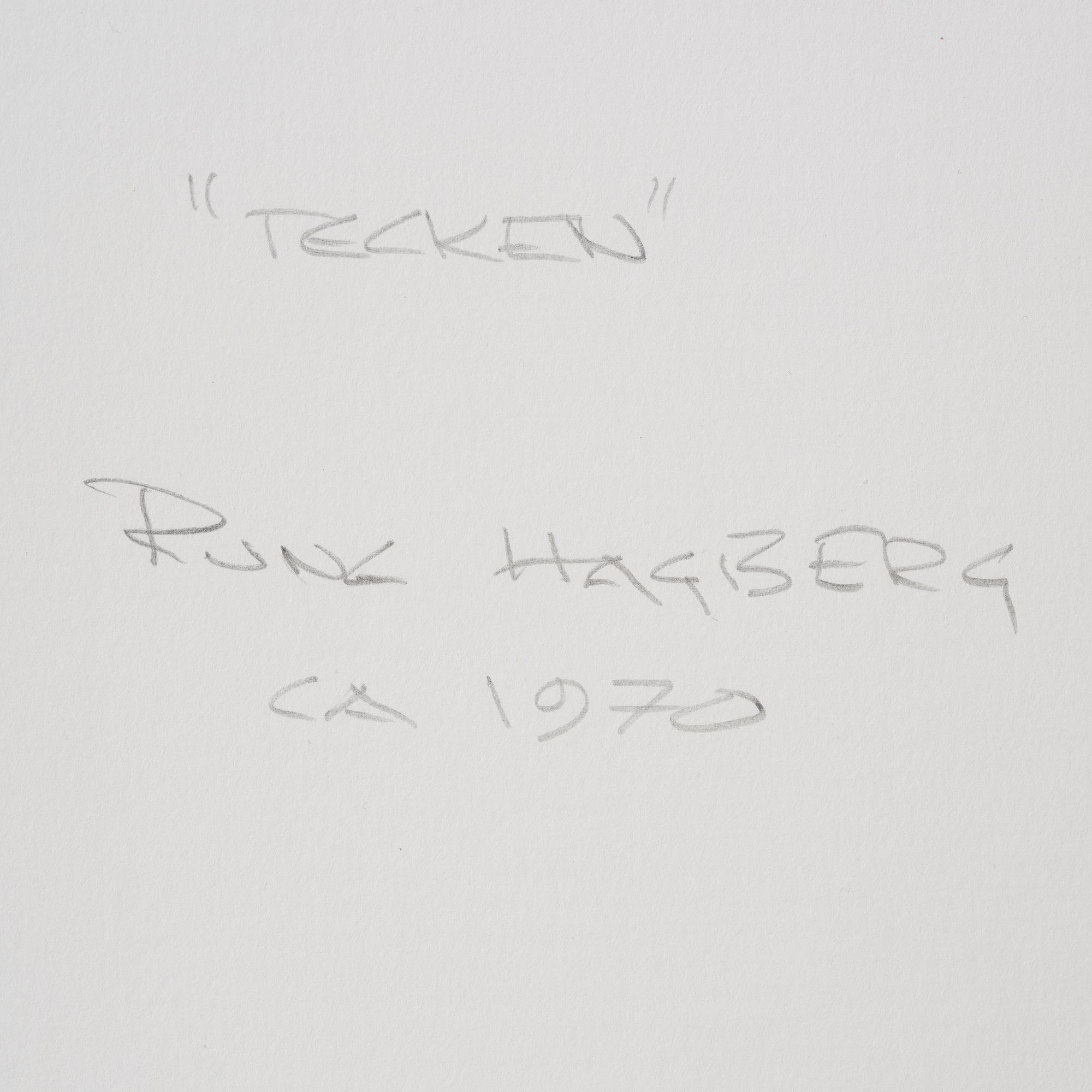 Artwork by Rune Hagberg, Tecken, Made of Mixed media and collage on paper