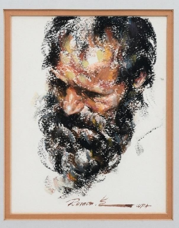 Ramon Kelley | PAIR OF RAMON KELLEY PORTRAIT PAINTINGS | MutualArt