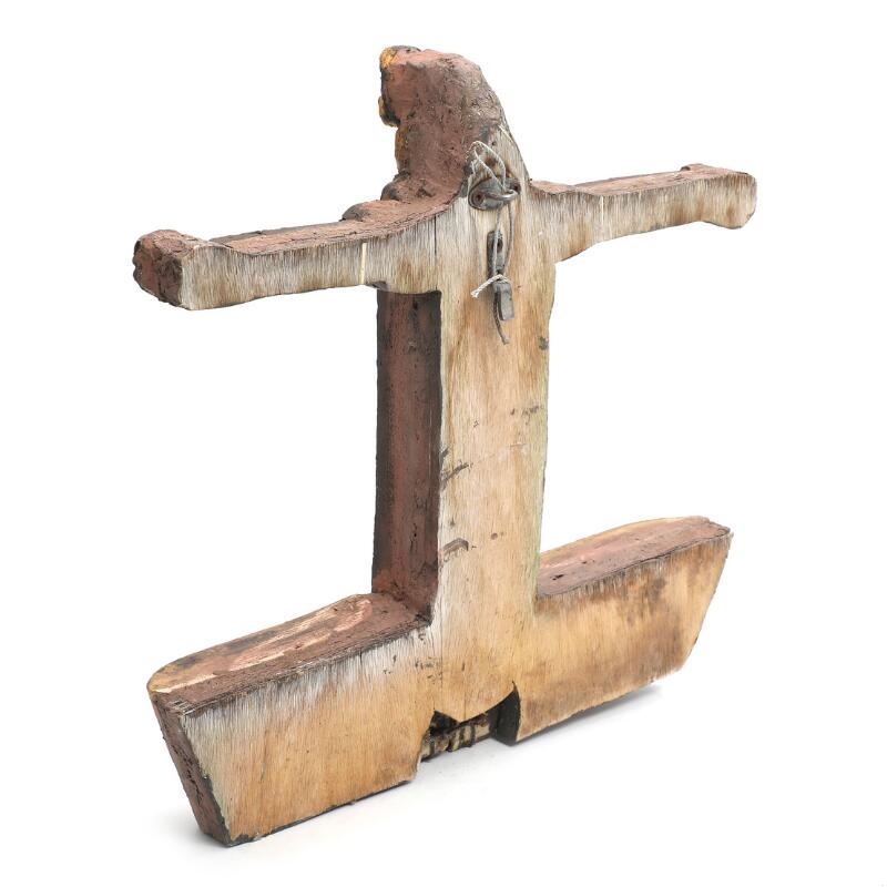 Artwork by Niels Helledie, Christ, Made of stoneware relief