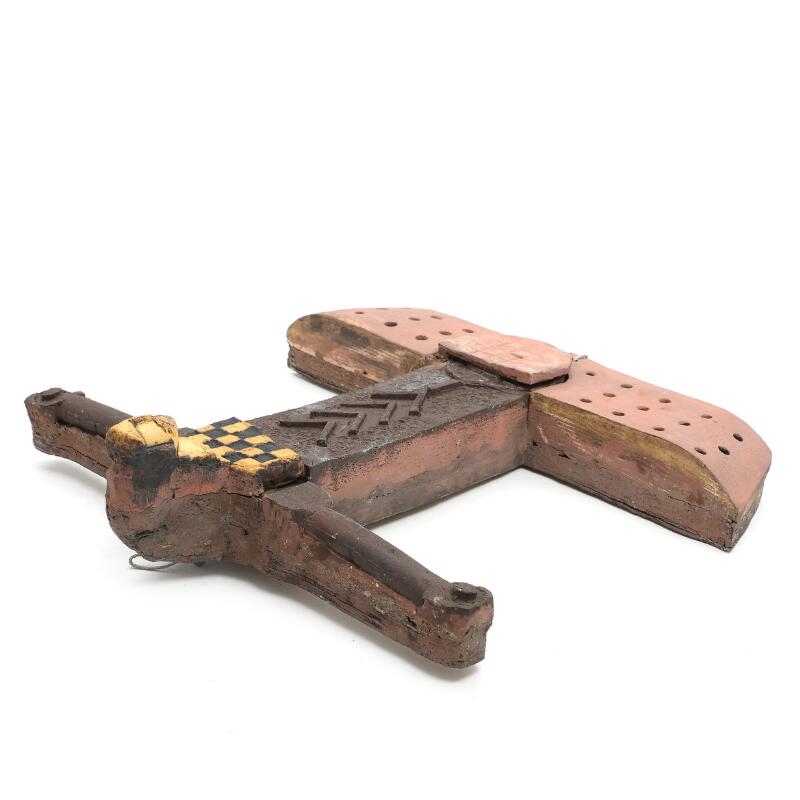 Artwork by Niels Helledie, Christ, Made of stoneware relief