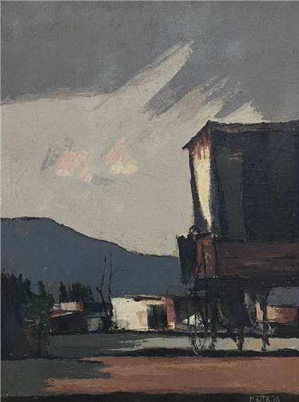 Paisaje con montaña by Casimiro Motta