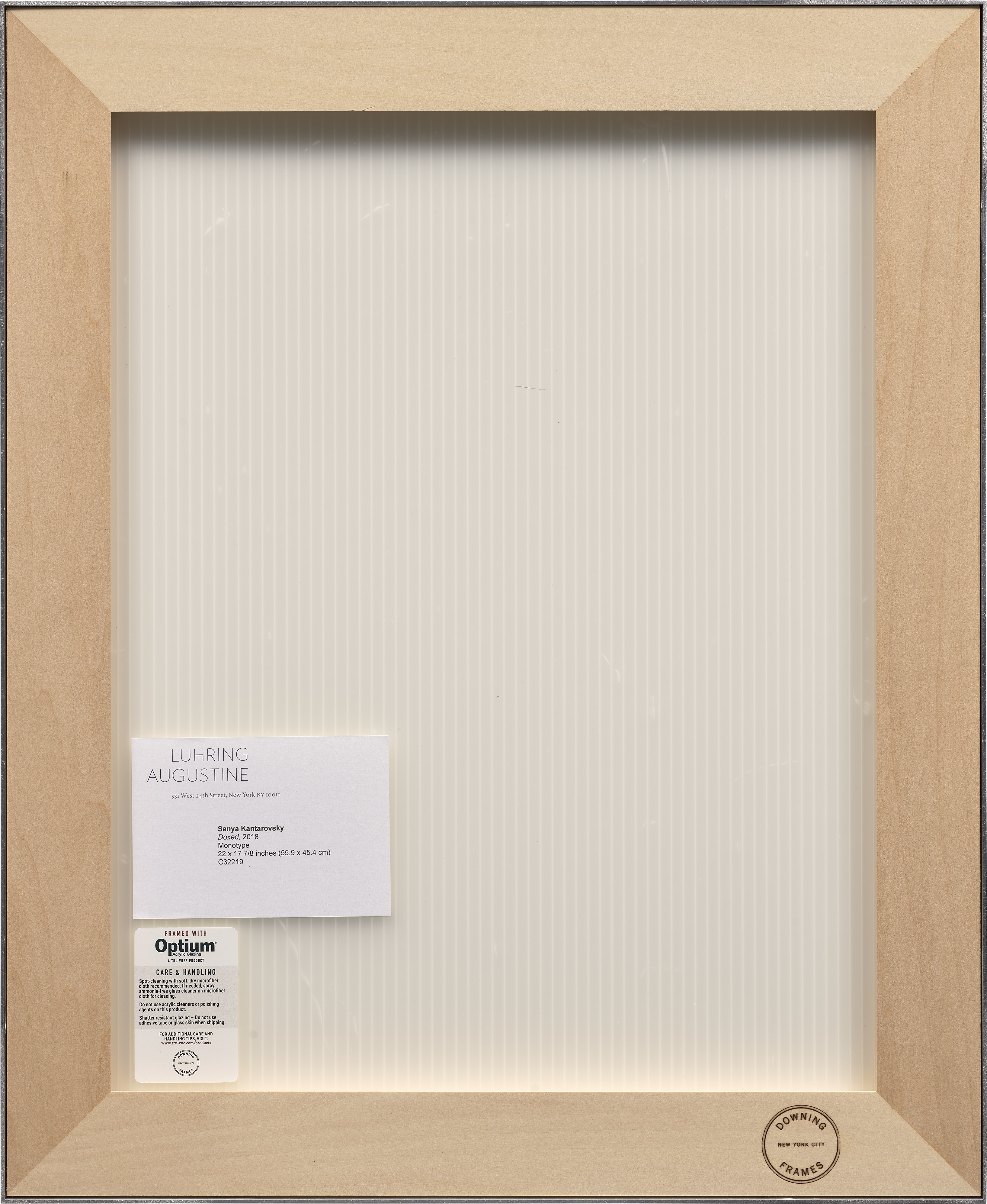 Artwork by Sanya Kantarovsky, Doxed, Made of monotype