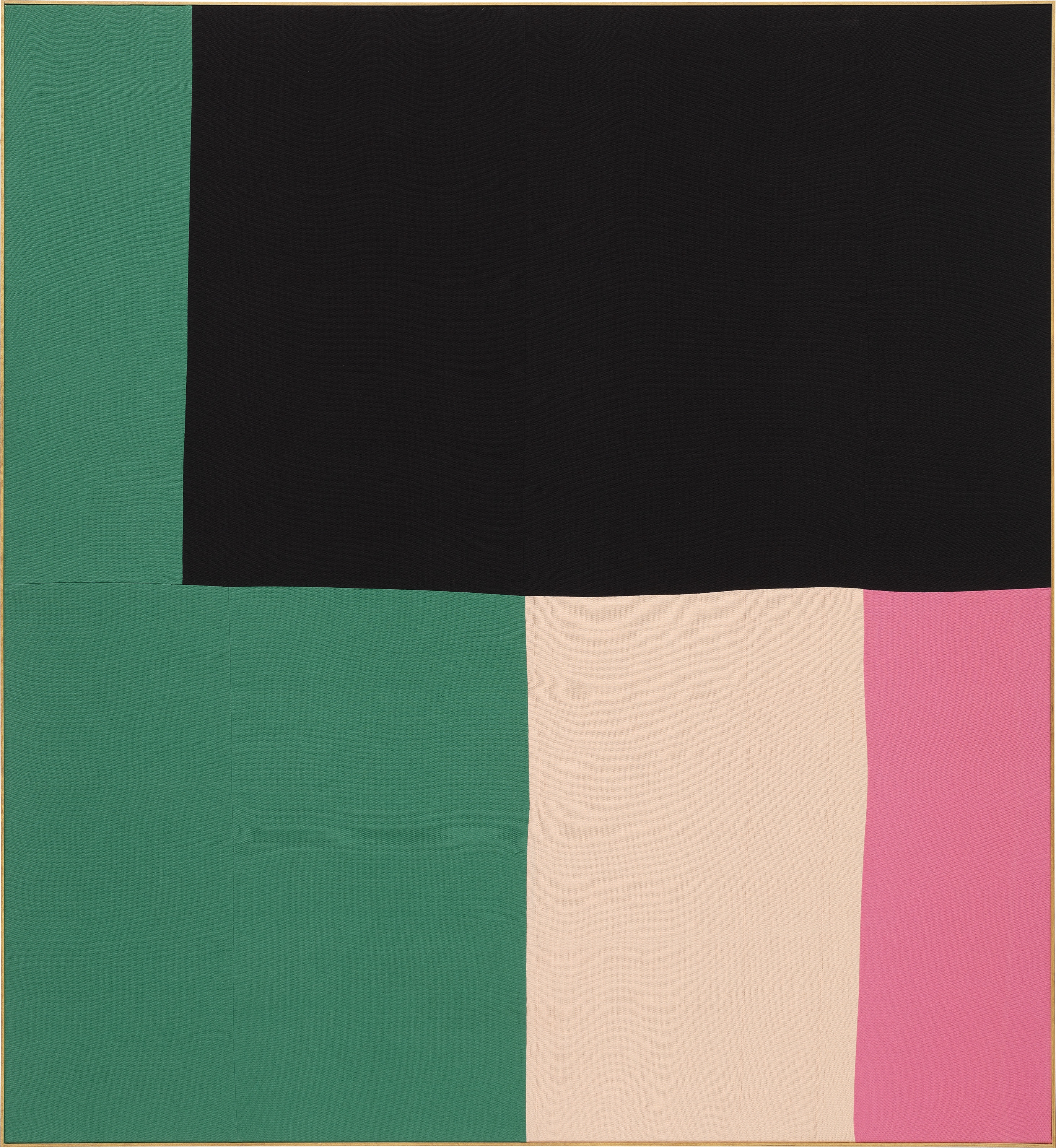 Artwork by Ethan Cook, Untitled, Made of cotton canvas, in artist's frame