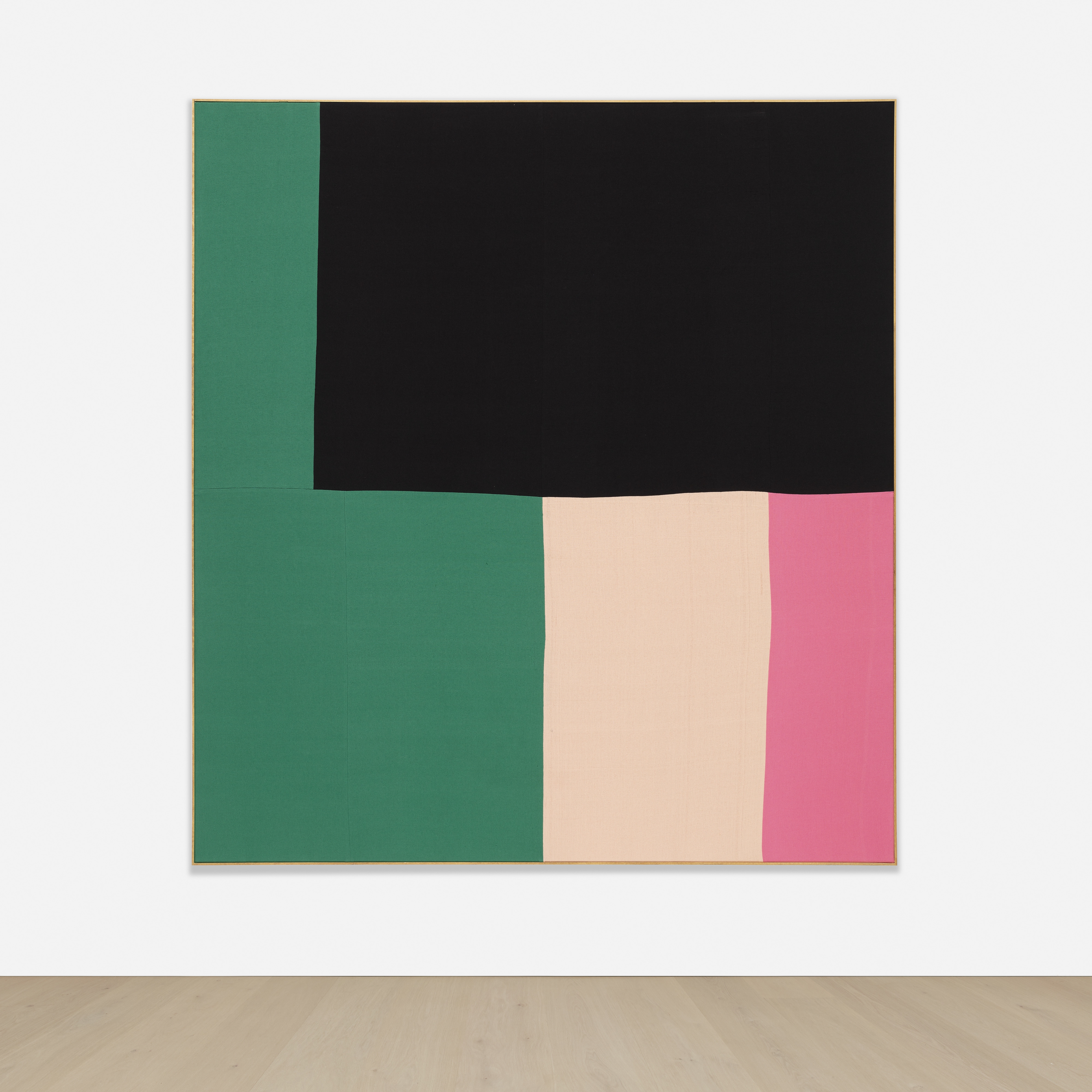 Artwork by Ethan Cook, Untitled, Made of cotton canvas, in artist's frame