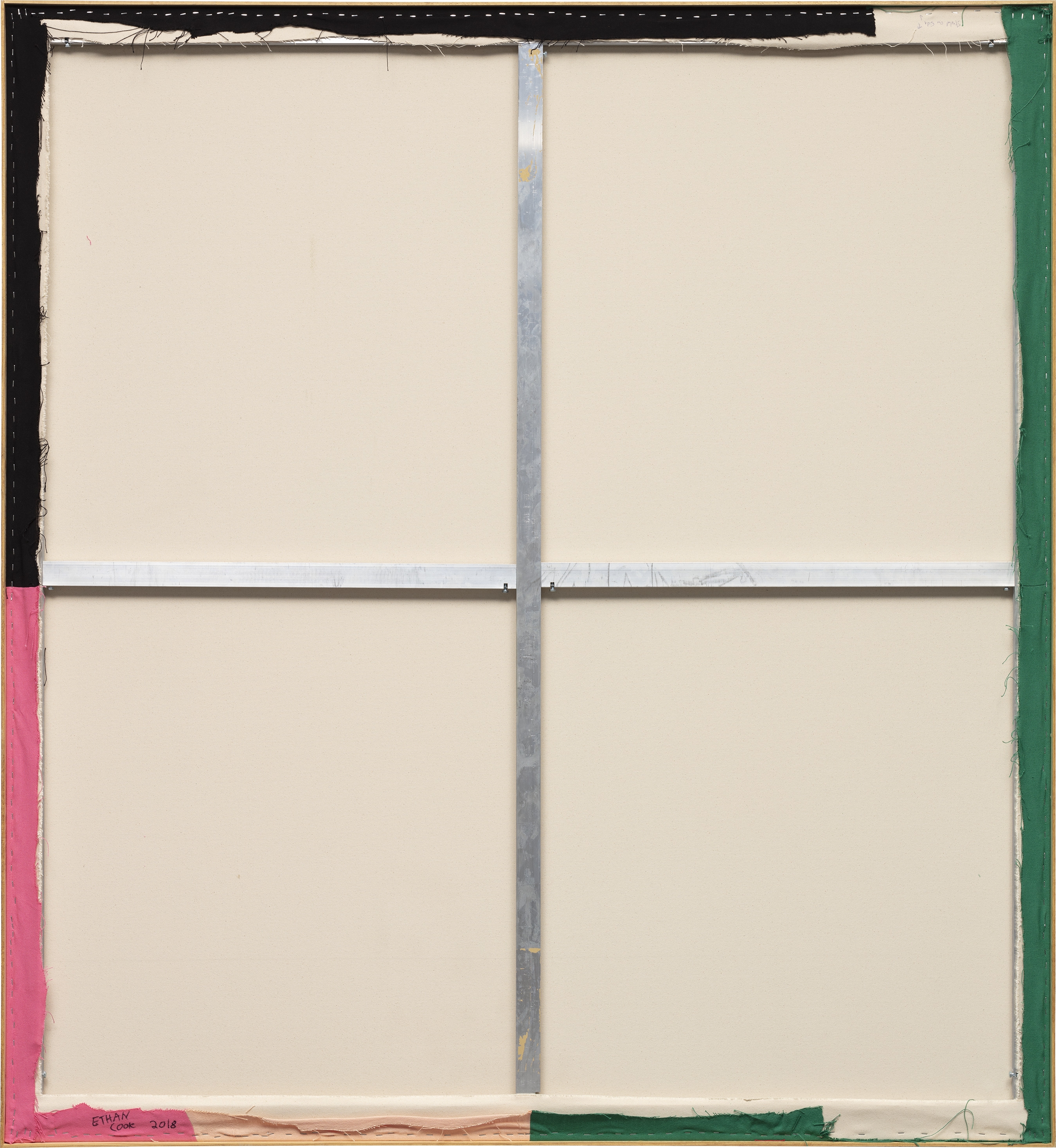 Artwork by Ethan Cook, Untitled, Made of cotton canvas, in artist's frame