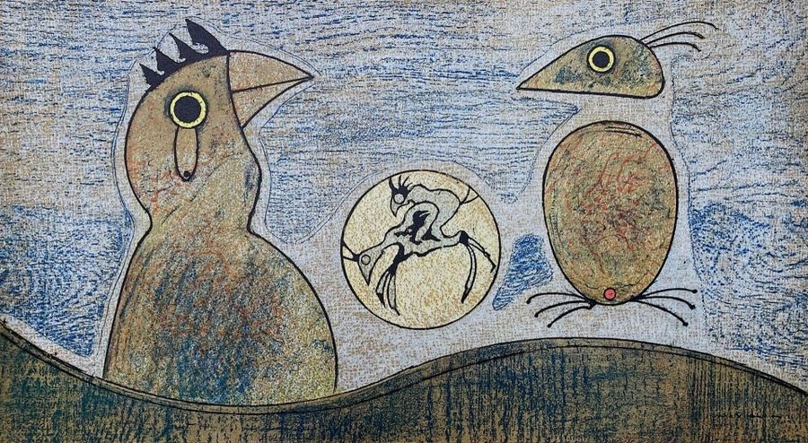 Max Ernst | ERNST Max Lithograph 1970 printed signature lower right ...