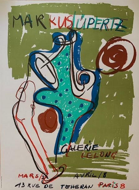 Markus Lüpertz | LÜPERTZ Markus Poster lithograph | MutualArt