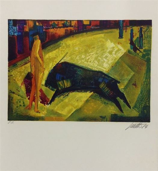 Wolf Reuther | REUTHER Wolf Original lithograph 1974 (1974) | MutualArt