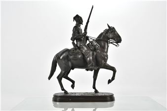 Chasseur d'Afrique à cheval - Isidore Bonheur