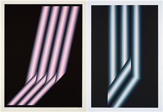 Mixed Lot of 2 Colour Silkscreens - Axel Dick