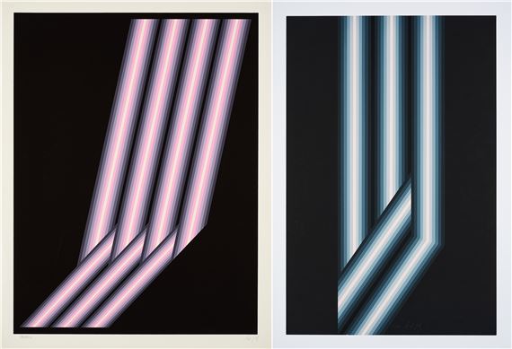 Mixed Lot of 2 Colour Silkscreens - Axel Dick