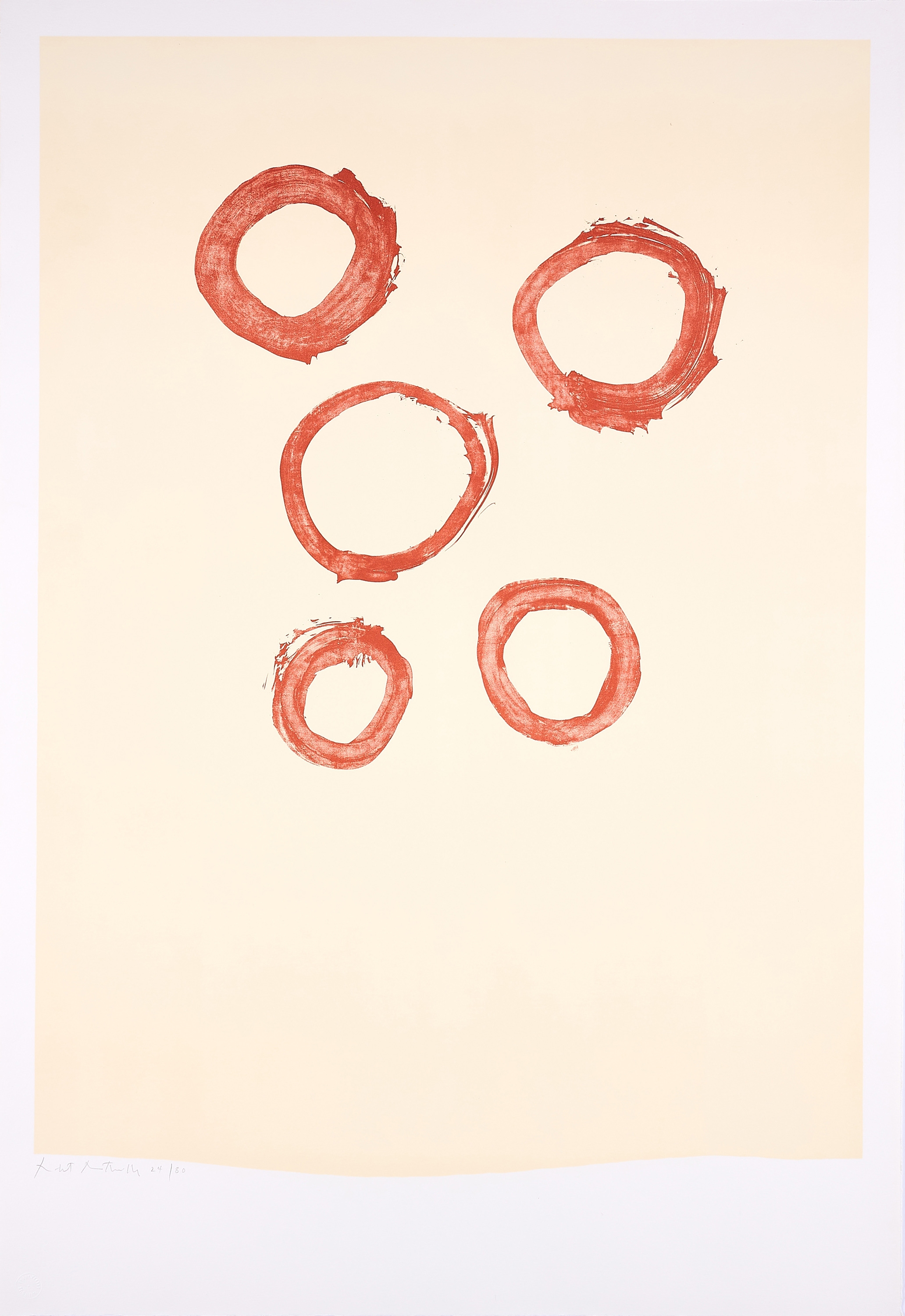 Robert Motherwell | Five Circles (1971) | MutualArt