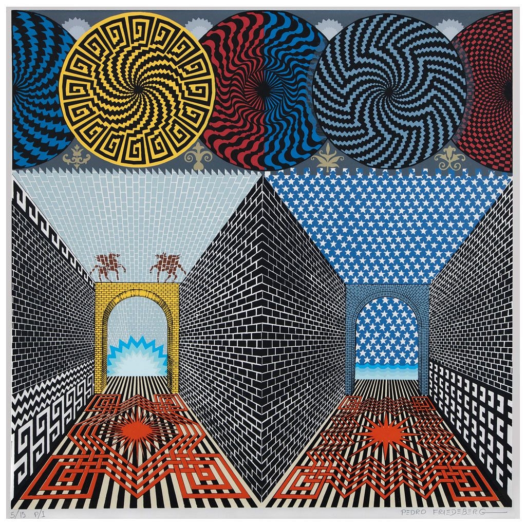 Artwork by Pedro Friedeberg, El camino equivocado, Made of silkscreen