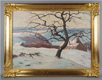 Paysage enneigé - Nicolas Pitot