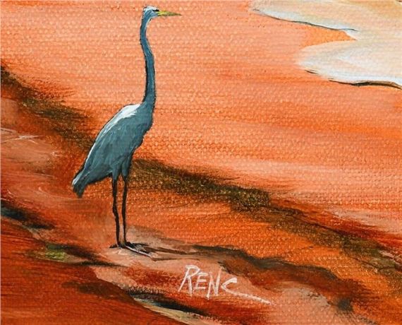 Bill Renc | TWO ORIGINAL BILL RENC PAINTINGS (1354) | MutualArt