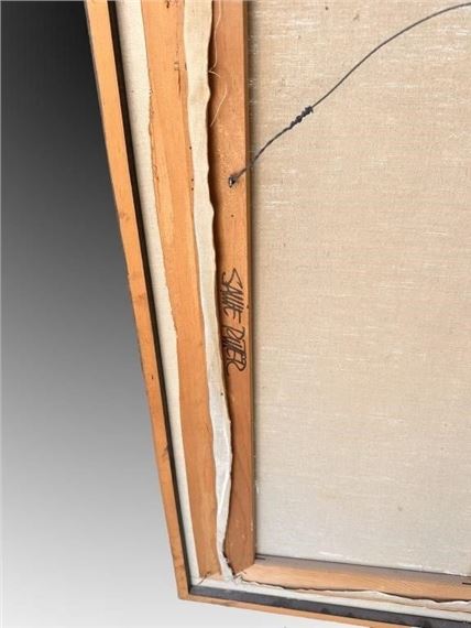 Sallie Ritter | SALLIE RITTER VILLAGE LANDSCAPE PAINTING (1375) | MutualArt