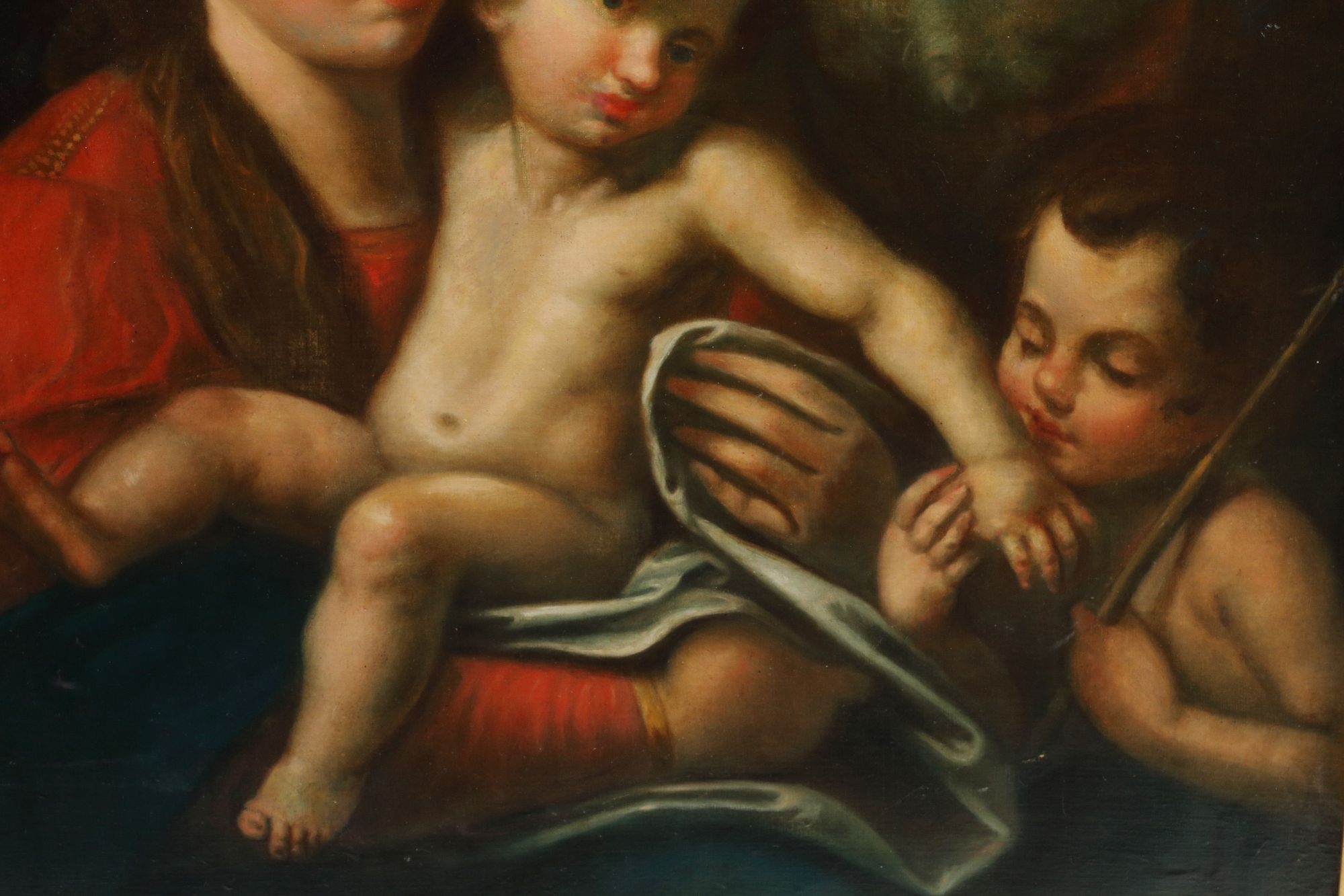 Italian School | The Holy Family with the Infant Saint John the Baptist ...