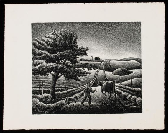 Aaron Gunn Pyle | AARON PYLE (1903-1972) TWO LITHOGRAPHS | MutualArt