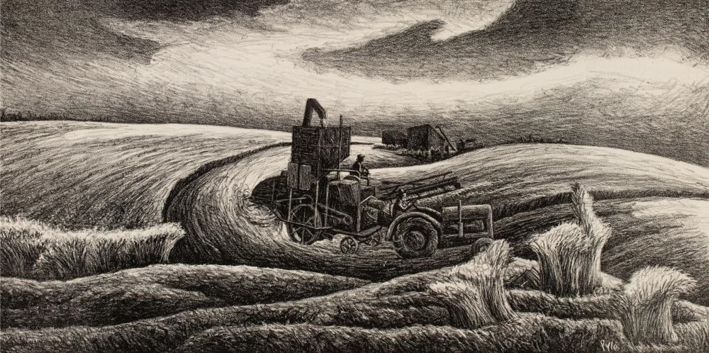 Aaron Gunn Pyle | AARON PYLE (1903-1972) TWO LITHOGRAPHS (Circa 20th ...