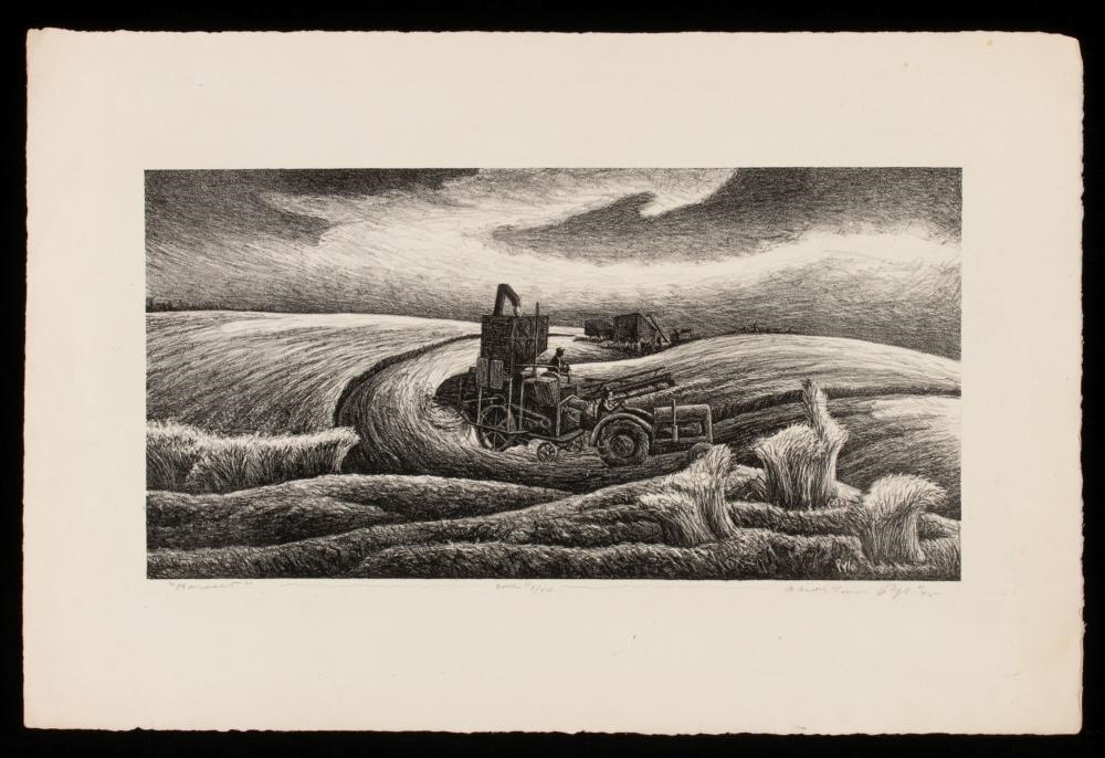 Aaron Gunn Pyle | AARON PYLE (1903-1972) TWO LITHOGRAPHS (Circa 20th ...