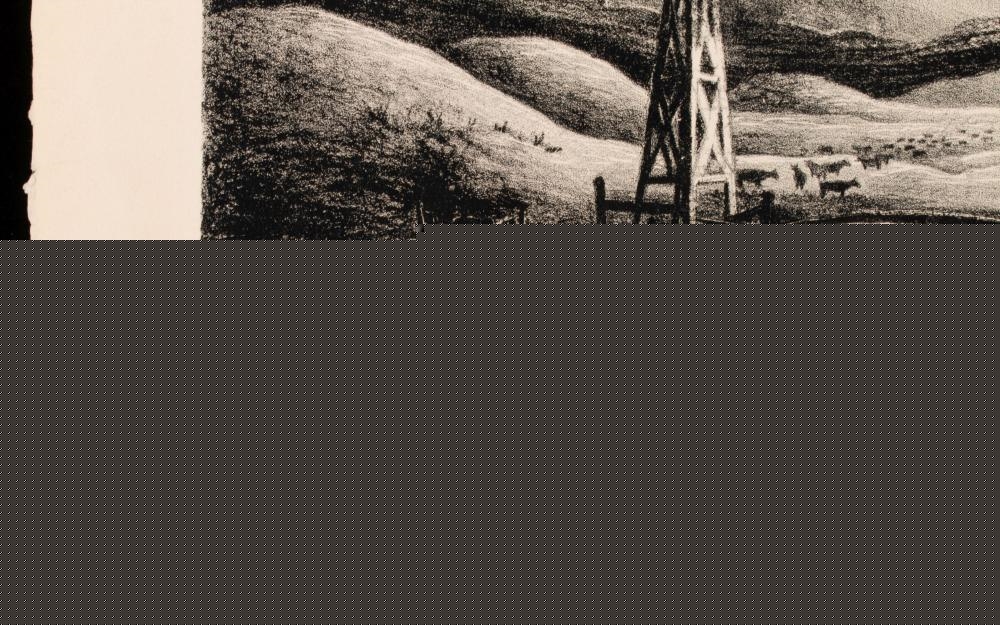 Aaron Gunn Pyle | AARON PYLE (1903-1972) TWO LITHOGRAPHS (Circa 20th ...