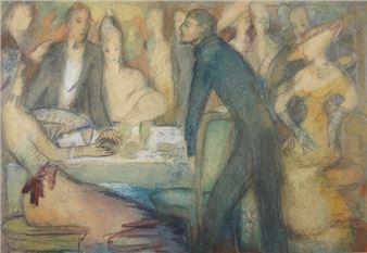 Diskussion in einer Bar - Ilse Häfner-Mode