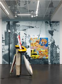 Norbert Bisky unveils "Polympsest": A vibrant & urgent take on urban life at Esther Schipper
